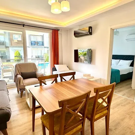 With Large Pool In Fethiye